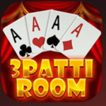 3 patti room game logo
