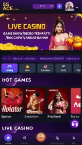 55 ACE Game APK – Latest Earning App in Pakistan 2