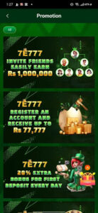 7E777 Game App for Android and Earn Real Money 3